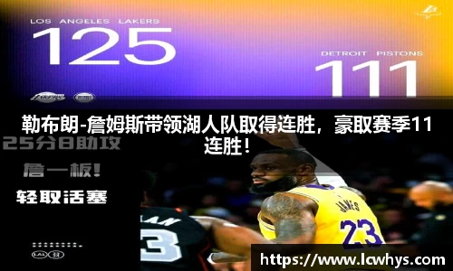 勒布朗-詹姆斯带领湖人队取得连胜，豪取赛季11连胜！
